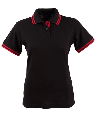 Picture of Winning Spirit, Ladies Truedry Contrast S/S Polo